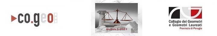 La Deontologia e l’Ordinamento Professionale del Geometra” - MODULO 1/2023
